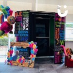 Photo Booth Set Up Ready For A Fun At A Corporate Anniversary Party