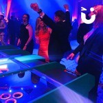 Roll a Ball Donkey Derby Hire set up at an awards ceremony