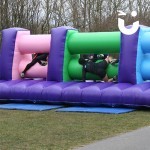 People falling through out of the Assault Course Mangle