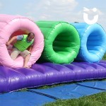 a man on the Assault Course Tunnels