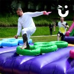 man in dress on the Assault Course Tyres 