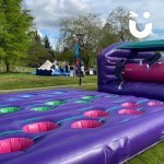 Assault Course Inflatable Pot Holes Hire at a university event 2