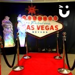 Our Las Vegas Backdrop Hire comes accompanied with red a red carpet as well as flame lights 
