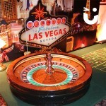 Our Roulette Table fits perfectly with our Las Vegas Backdrop Hire as well as Las Vegas backdrop 