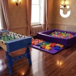 Ball Pool 1 Hire set up indoors at a wedding for guests to enjoy