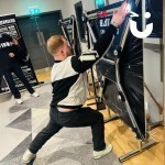 2 Batak Lites set up side by side to create a super competition at a corporate event