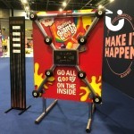 Batak Lite with Branding and our Magnetic score tower at an exhibition