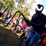 Use your concentration on the Human Buzz Wire.