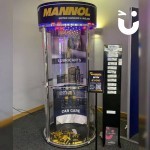 Cash Grabber Hire 9 fully branded and set up at a corporate event ready to use