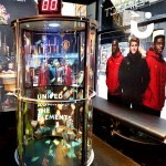 Our Cash Grabber Hire on display within a clothing store