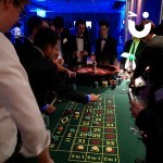 Roulette Roulette Casino Table Hire during an evening awards event