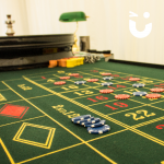A close up shot of the Roulette Roulette Casino Table Hire