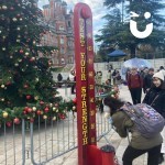 Christmas Test of Strength Hire at a community festive event
