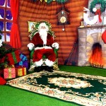 Interior of the Meet and Greet Grotto with Santa