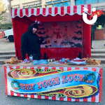 Fun Expert inside our Christmas Pudding Shy Side Stall
