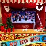 The Snowball Toss Stall will test your skills as you try and get the balls in the holes