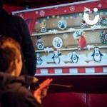Christmas Funfair Target Stall Hire close up shot of a young boy taking aim
