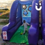 Football Pod at a corporate family fun day