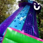 A close up of our Climbing Wall Inflatable Hire