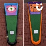 holes 7 and 5 of the crazy golf hire