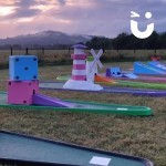 Crazy Golf Evening Setting
