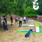 Crazy Golf Staff Summer party used by colleagues