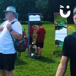 Crazy Mirrors at Corporate Family Fun Day