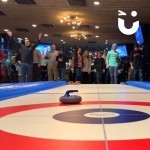 Curling Lane at an eveing staff corporate end of year party