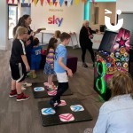Dance Machine at an office family day