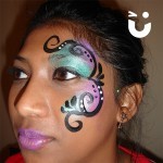 Girl with butterfly from the Adult Face Painting Hire