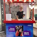 Candy Floss Cart Branded for networking / expo