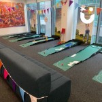 Indoor Putting Golf for a corporate office family fun day