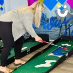 Indoor Putting Golf for a fun at work event