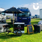 Ice Cream Bike set up at Scania's Truckfest
