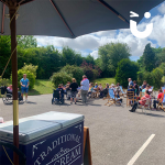 Icecream bike out in the sunshine