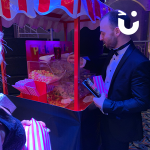 Man at the red rose awards on the Pick and mix Hire