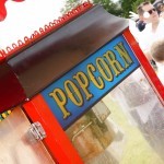 Close up of the Popcorn Fun Foods Hire logo