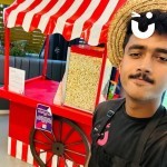 Popcorn Warmer On A Cart