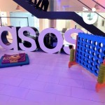 Giant Connect 4 at a promotional event for asos