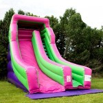 The Giant Inflatable Slide Hire during a fun day event