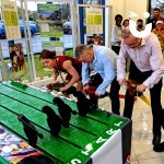 Three contestants competing to win the Gold Cup Hire