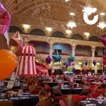 Helter Skelter Slide Inflatable Hire at an awards ceremony
