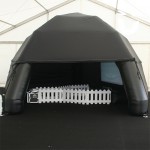 The Inflatable Canopy Hire  underneath a Marquee