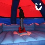The Surf Simulator Hire under the Inflatable Canopy Hire 