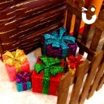 Inflatable Santa's Grotto presents