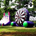The Inflatable football darts is great for outdoor events