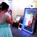 The Magic Selfie Mirror is popular at weddings