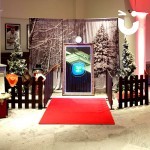 The Magic Selfie Mirror is optional Christmas theming