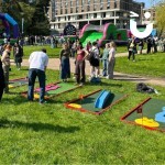 Mini Golf Hire at a University Welcome Week