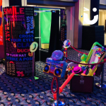 Photobooth and Prop Box set up at Red Rose Awards
